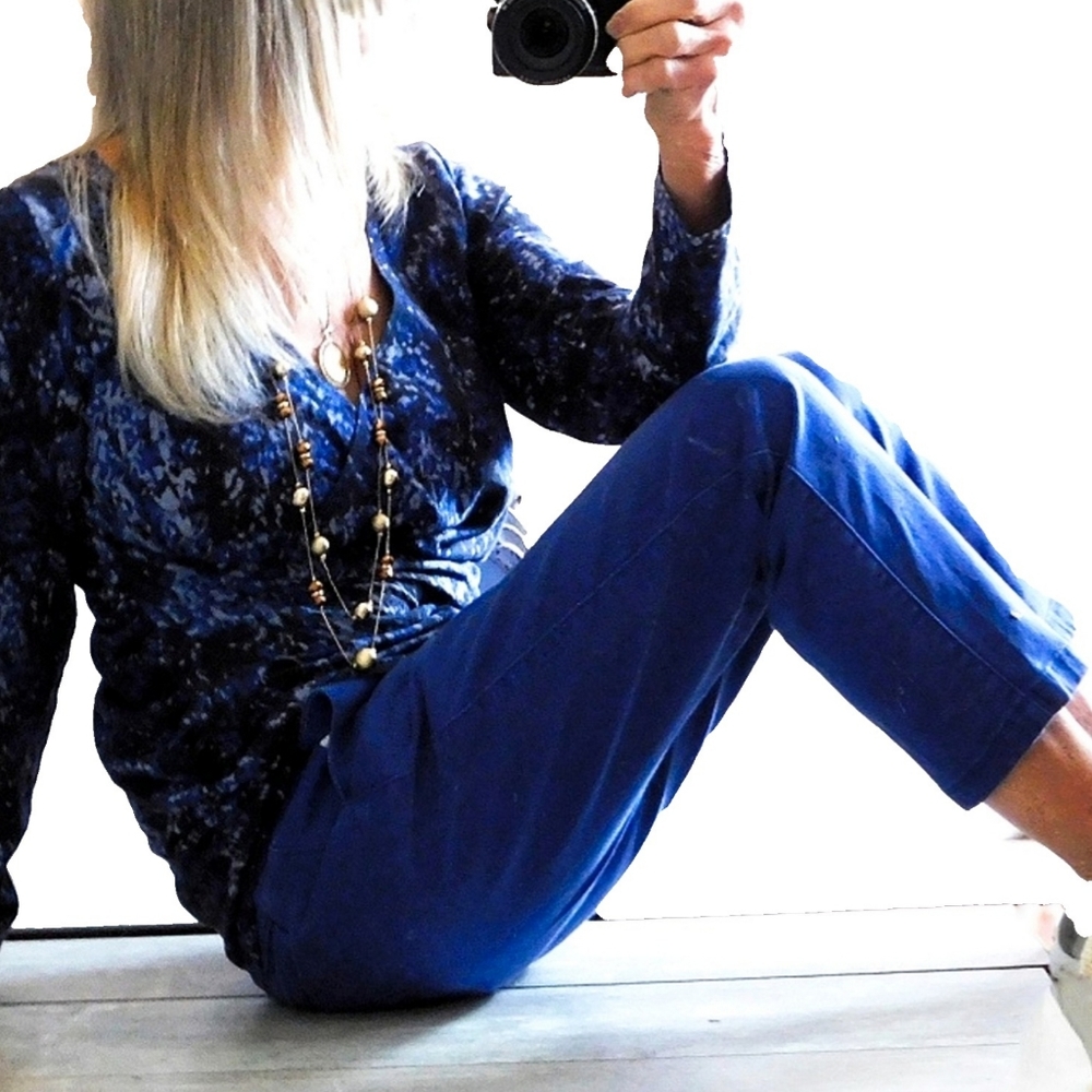 CALVIN KLEIN JEANS BLU ULTIMATE SKINNY ANKLE JEAN - Picture 3 of 8